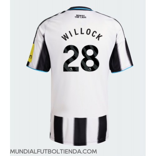 Camiseta Newcastle United Joe Willock #28 Primera Equipación Replica 2025-26 mangas cortas